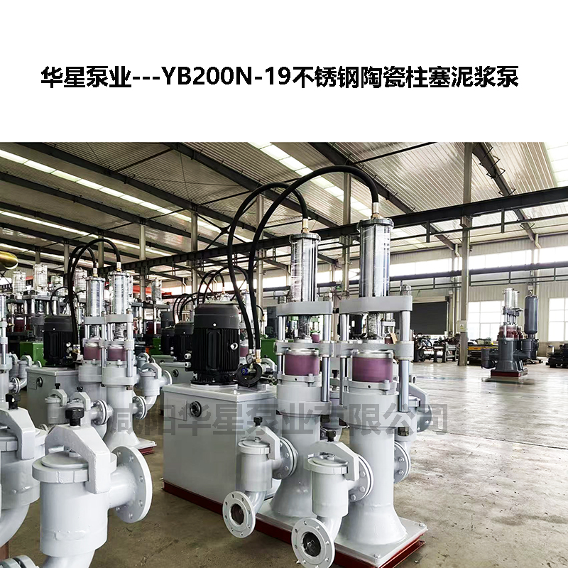 YB200N-19不銹鋼陶瓷柱塞泥漿泵