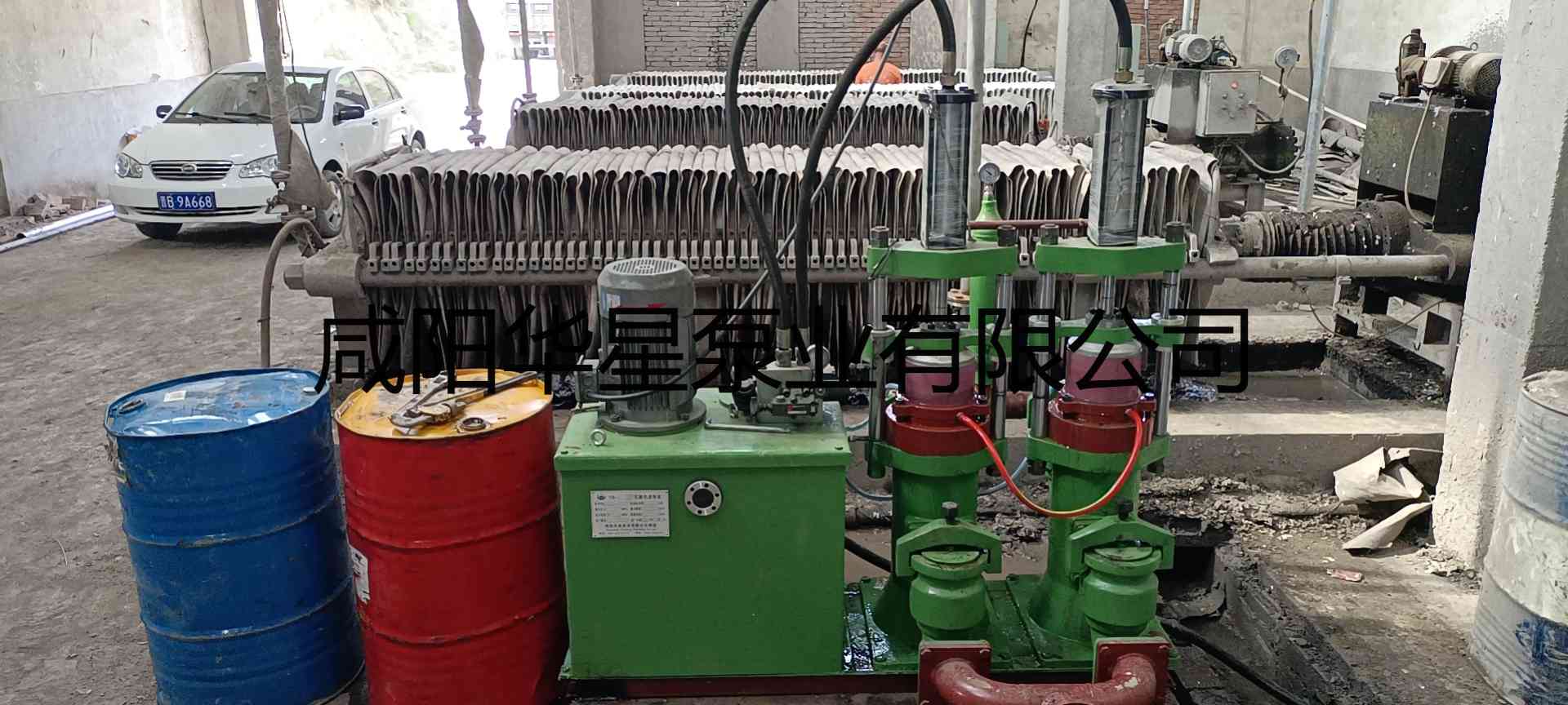 華星陶瓷柱塞泵打陶瓷泥