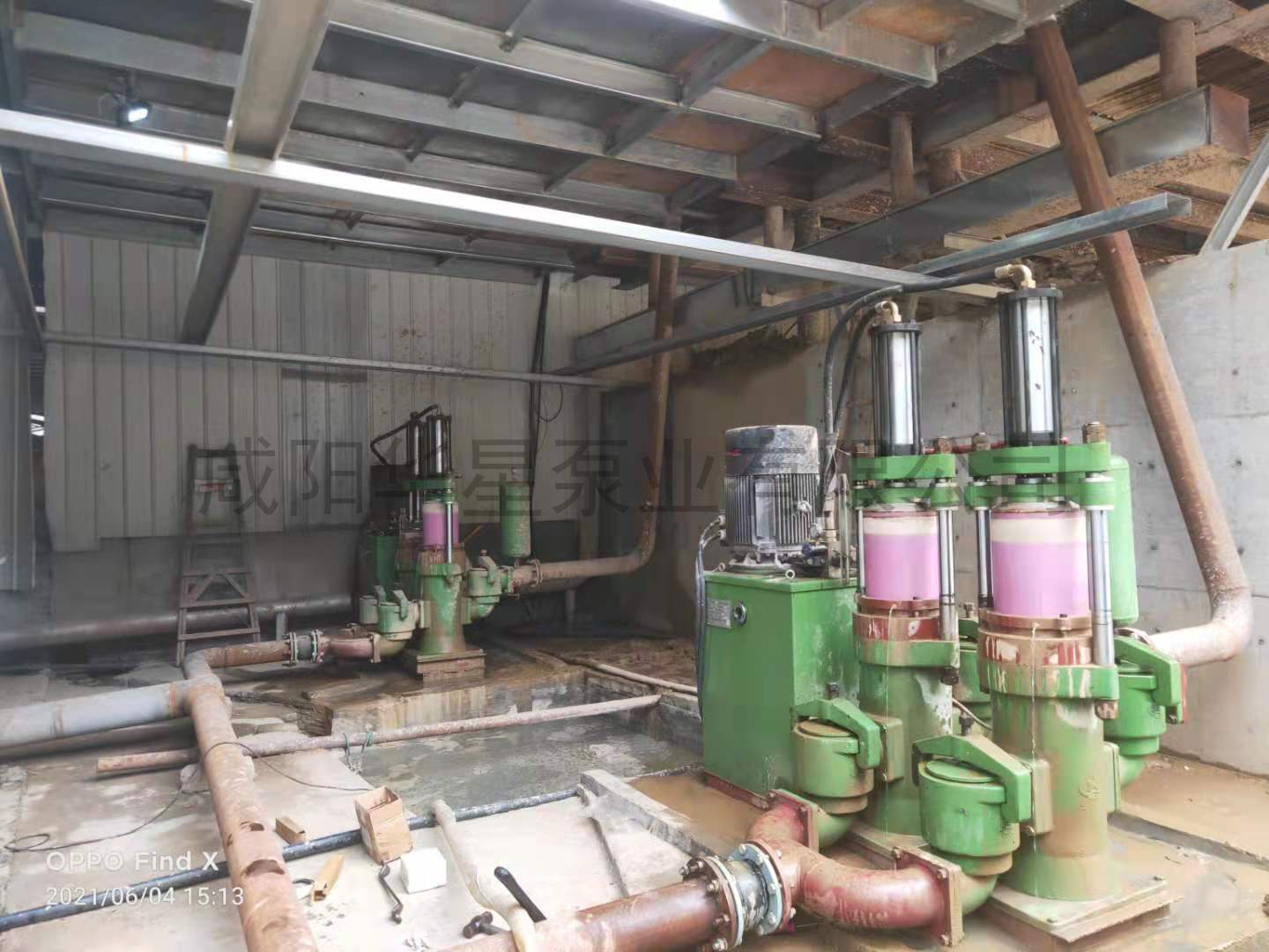 柱塞泥漿泵在洗砂廠使用現(xiàn)場(chǎng)